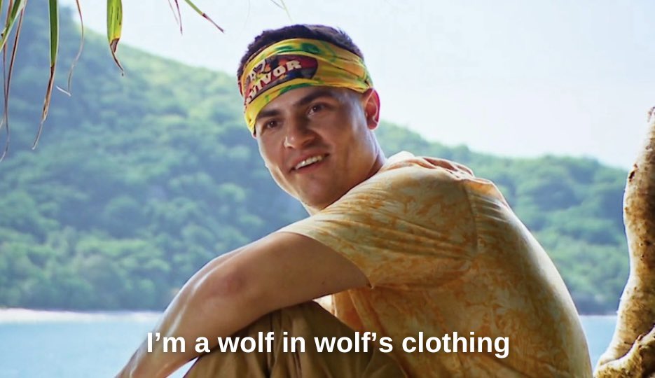 joshkettles's tweet image. Inside of you are two wolves

#survivor #survivor45 #survivor47