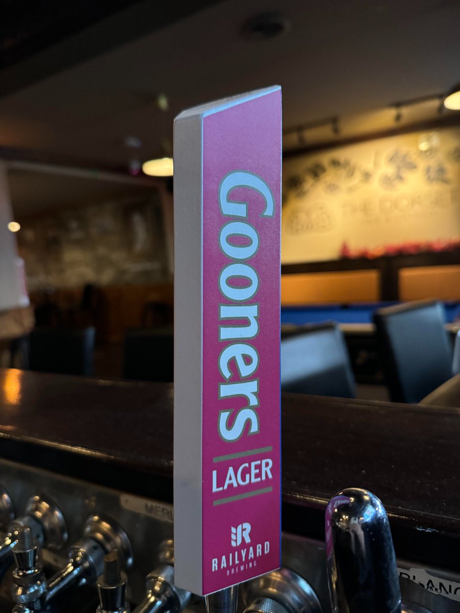 🚨Hey Calgary Gooners🚨
It has arrived, so get down to The Dorset Pub for the Arsenal v Southampton match and have a pint.
<a href="/arsenalcanadasc/">Arsenal Canada</a> <a href="/calgarygooners/">Arsenal Calgary</a> <a href="/DorsetPub/">Dorset Pub</a> <a href="/RailyardBrewing/">Railyard Brewing</a> 
#supportthepub #greatwhitenorthbank