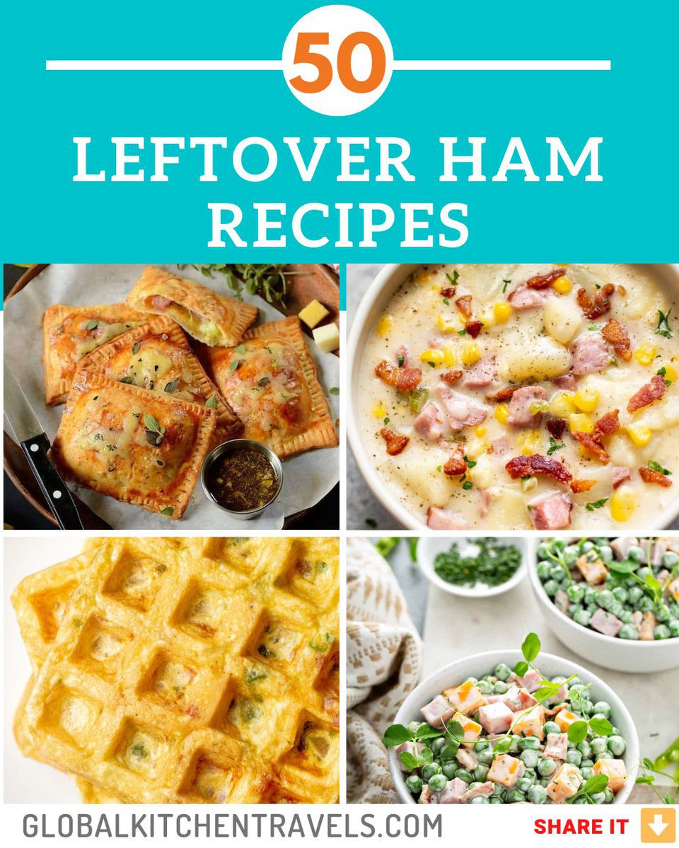 Don't know what to do with all that leftover ham from your holiday feast? We've got you covered with this collection of delicious ham recipes! From quiche and waffles to soup and casseroles, these recipes are sure to please.
GET THE RECIPES HERE ➡️➡️➡️ lttr.ai/AXmDK