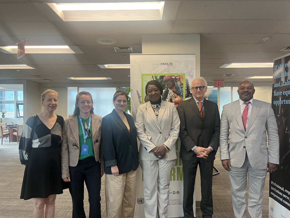 UN_OROLSI's tweet photo. 4/4 P-DDRCS, along DDR &amp; @UN_SSR,  reflected on the reintegration of former combatants into civil life and   integration aspects into the Congolese armed forces (as well as alignment of  P-DDRCS national strategy with that of @MONUSCO’s mandate on DDR and Security Sector Reform. https://t.co/YyllHFwdpc