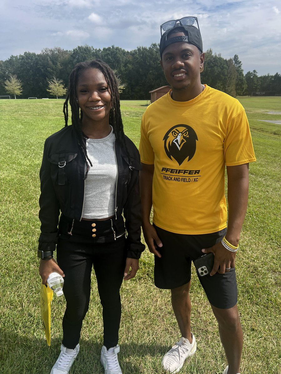 Ge’Kayla Goins (@allstarkayla1) on Twitter photo After an awesome visit & great conversation with <a href="/VontreeceHayes/">Coach Vee🏀</a> & as well as Coach Osborne, I am grateful & appreciative to say I have received an offer to play Basketball & run Track at Pfeiffer University!
<a href="/PfeifferWb/">PfeifferWB</a> <a href="/PfeifferTrackXC/">PfeifferXC/Track</a>
<a href="/pchswbb/">Lady Bobcats</a> <a href="/bba_nets/">BBA NETS</a> <a href="/bba_exposure/">BBA Exposure</a> After an awesome visit & great conversation with <a href="/VontreeceHayes/">Coach Vee🏀</a> & as well as Coach Osborne, I am grateful & appreciative to say I have received an offer to play Basketball & run Track at Pfeiffer University!
<a href="/PfeifferWb/">PfeifferWB</a> <a href="/PfeifferTrackXC/">PfeifferXC/Track</a>
<a href="/pchswbb/">Lady Bobcats</a> <a href="/bba_nets/">BBA NETS</a> <a href="/bba_exposure/">BBA Exposure</a>