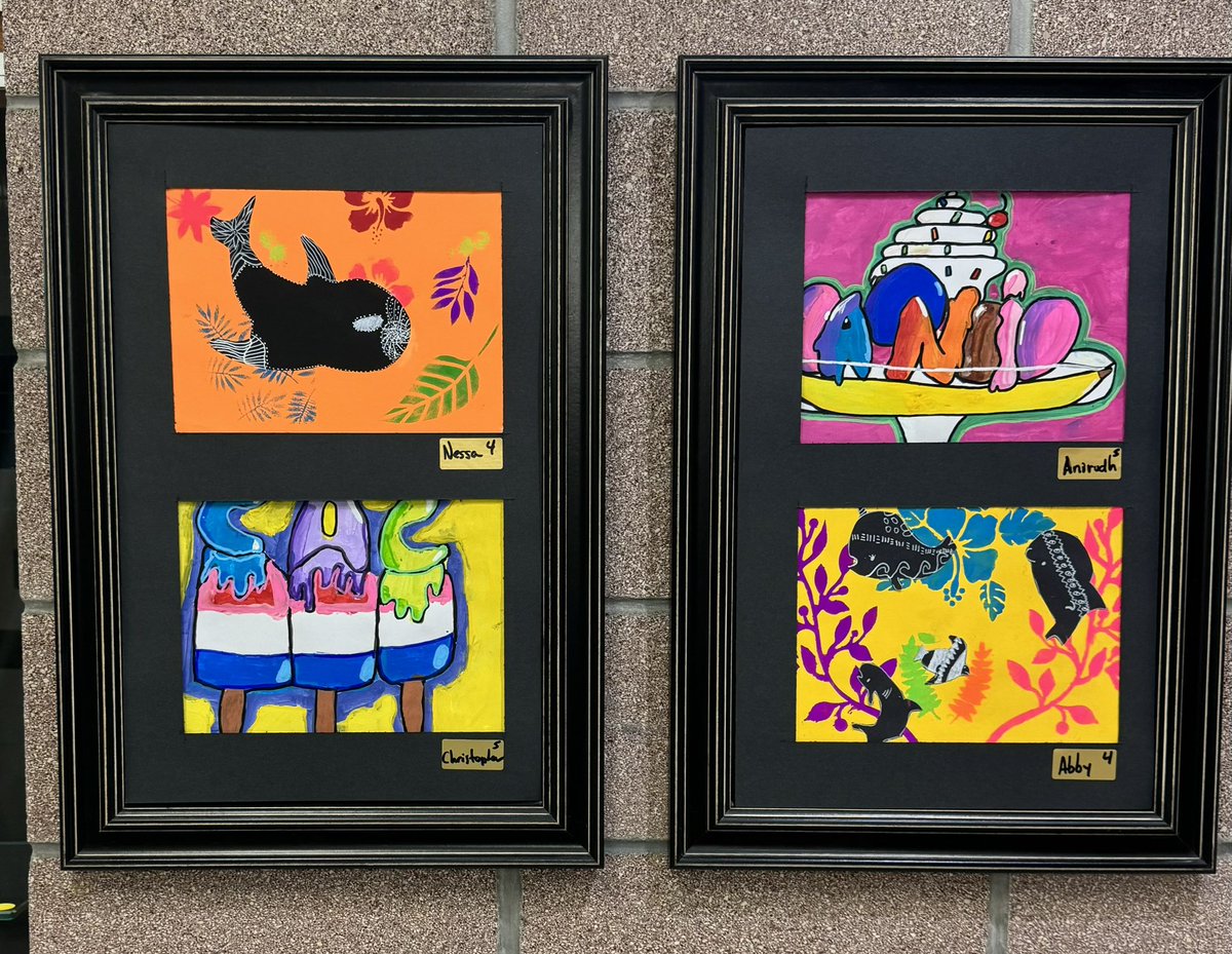 It’s always exciting to proudly display student artwork <a href="/CockrellChamps/">Cockrell Elementary School</a>