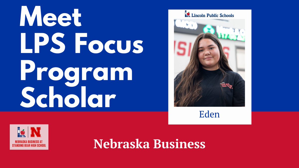 LPSorg's tweet photo. Meet Focus Program Feature Scholar Eden! The junior chose the @NebraskaBiz Focus Program at @lsbhigh to get a taste of college, jumpstart her future in business & save money all while in high school.
Read more in this Q&A: https://t.co/AIPLy0r8Ke
#FocusFriday #LPSFocusPrograms https://t.co/Q6zLQe9Kv0