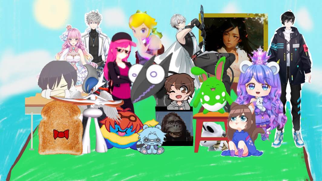 MechaRodan's tweet photo. So I thought it would be nice to make some sort of group photo with the people I enjoyed spending time with. https://t.co/QvKBjebuQK