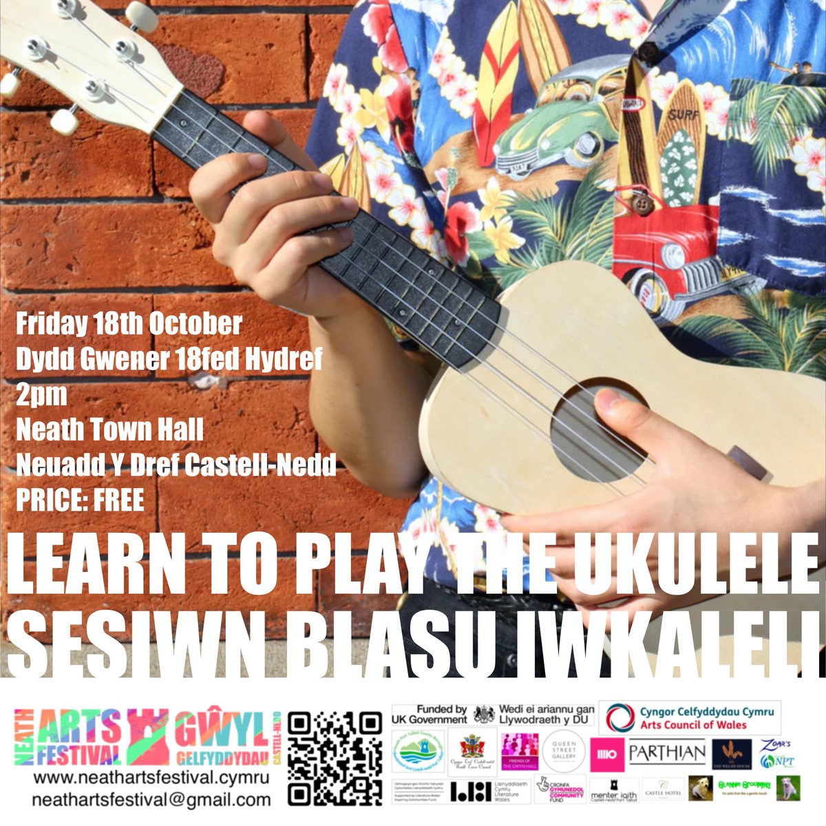Neath Arts Festival (@neathartsfest) on Twitter photo Learn to Play The Ukulele Through the Medium of Welsh
Friday 18th October
2pm
<a href="/NeathTownHall/">Neath Town Hall</a> <a href="/NeathTCouncil/">Neath Town Council</a>
Our website: neathartsfestival.cymru
#UKSPF #neathartsfestival #neathartsfestival2024 #neath #ukelele Learn to Play The Ukulele Through the Medium of Welsh
Friday 18th October
2pm
<a href="/NeathTownHall/">Neath Town Hall</a> <a href="/NeathTCouncil/">Neath Town Council</a>
Our website: neathartsfestival.cymru
#UKSPF #neathartsfestival #neathartsfestival2024 #neath #ukelele