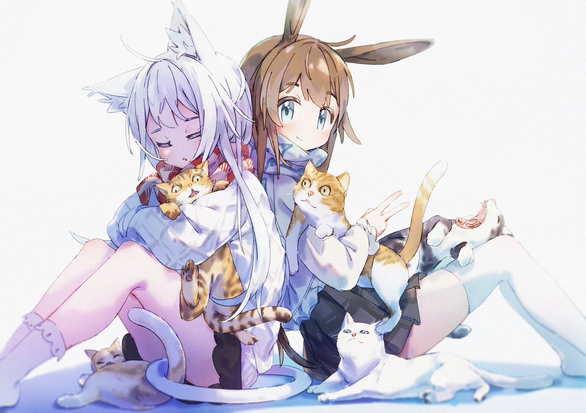 3mawei's tweet image. 身上长猫了 #Arknights #明日方舟