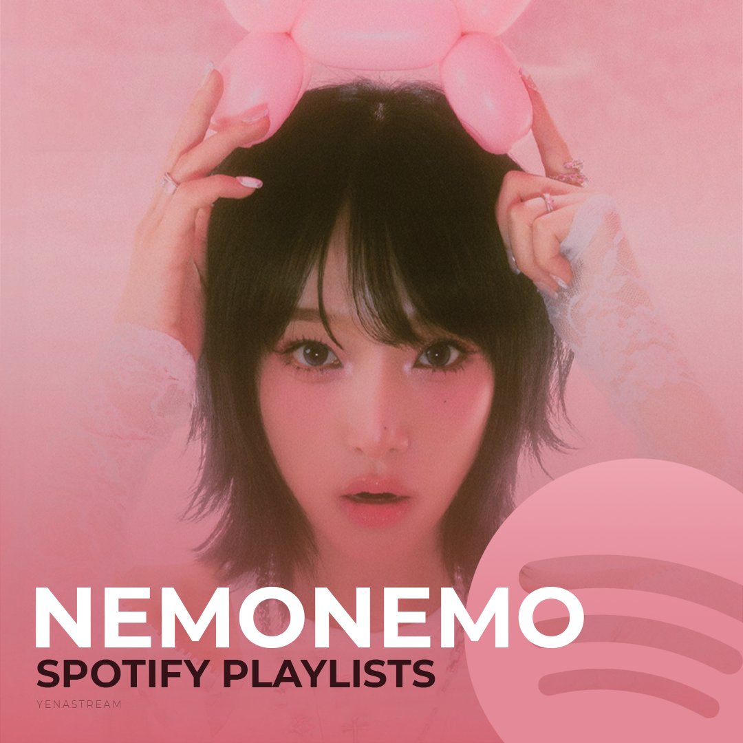 yenastream's tweet photo. A thread of < NEMONEMO > Spotify Playlists 🎵

RT to spread ‼️

#YENA #최예나 #예나 #네모네모 
@YENA_OFFICIAL #yenastreams_spotify https://t.co/HjfBUov7aX
