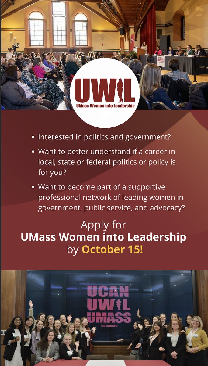 Calling all UMass Amherst undergraduates: visit umass.edu/uwil to apply and for more information