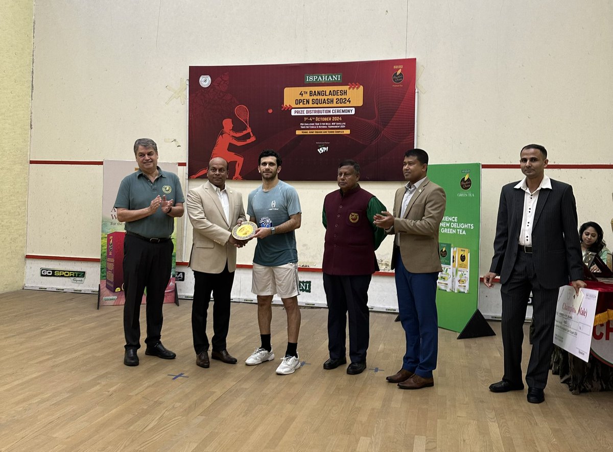AmmarAltamimi's tweet photo. الحمدلله Elhamdilla 
Runner up in Bangladesh open squash tournament 🥈
فزت بالمركز الثاني ببطولة بنجلادش الدولية🥈
الحمدلله و إن شاء الله الي ياي يكون احسن 🙌🏼 https://t.co/UtutehMPlb