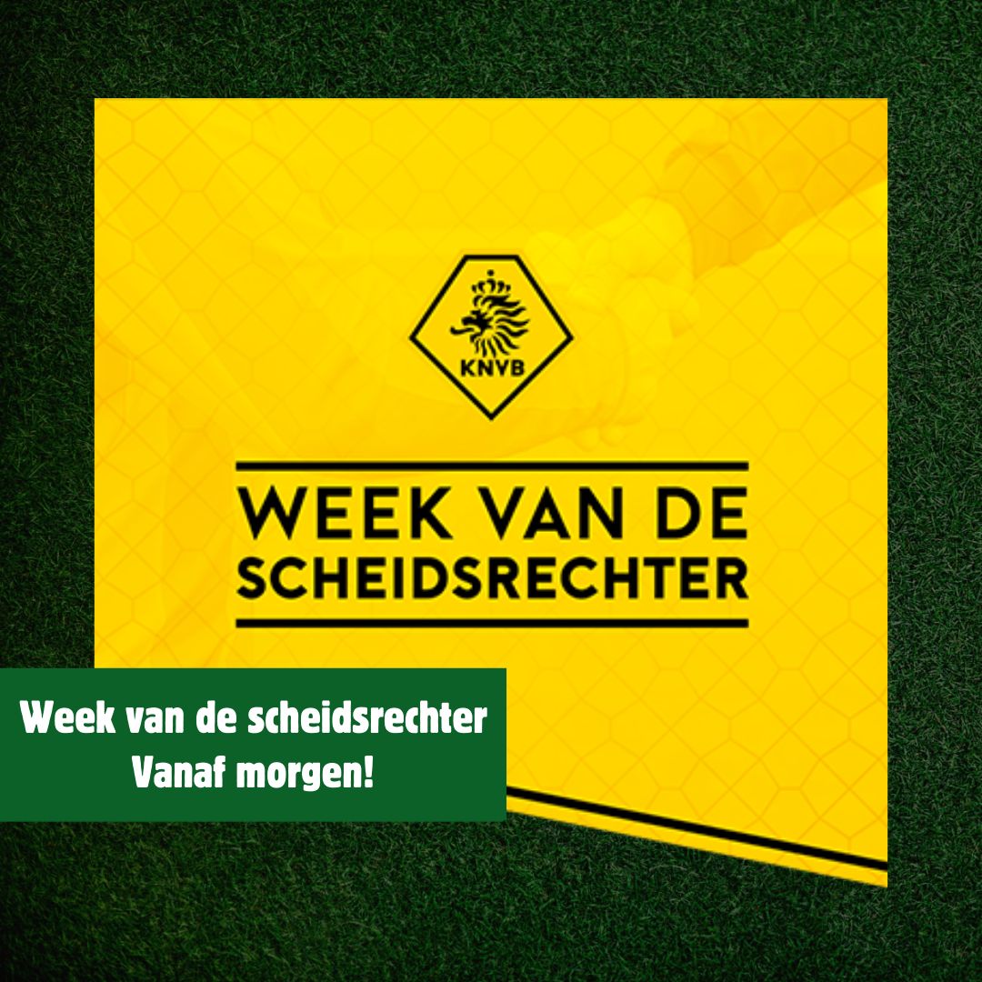 WEEK VAN DE SCHEIDSRECHTER 5 t/m 13 OKTOBER | De Week van de Scheidsrechter is hét moment om al onze scheidsrechters in het zonnetje te zetten! Deel jouw bedankje met <a href="/covsgroningen/">COVS Groningen</a>