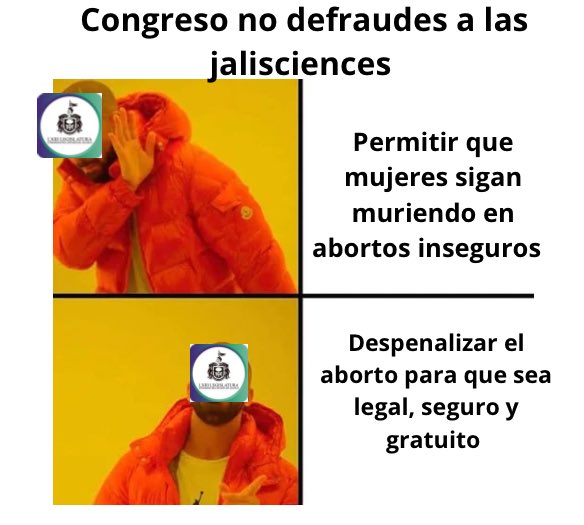 Katyabrm's tweet photo. @legislativoJal  En #Jalisco Para avanzar como país es necesario avanzar en derechos y garantías para las mujeres #FueraAbortoDelCodigoPenal
@HORTENSIANORONA
@DrJuanLuisAG
@GabyCardenas
@higiniodeltoro
@MarcePadilladeA
@fanypadillam
@LaloRonR
@YussaraCG
@MariaPadillaRom https://t.co/KMG0vPtUIw