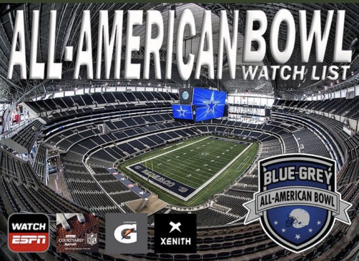 Excited to announce my commitment to play in the Blue-Grey All American bowl on 12/16. <a href="/BlueGreyFB/">Blue-Grey All-American Bowl</a>