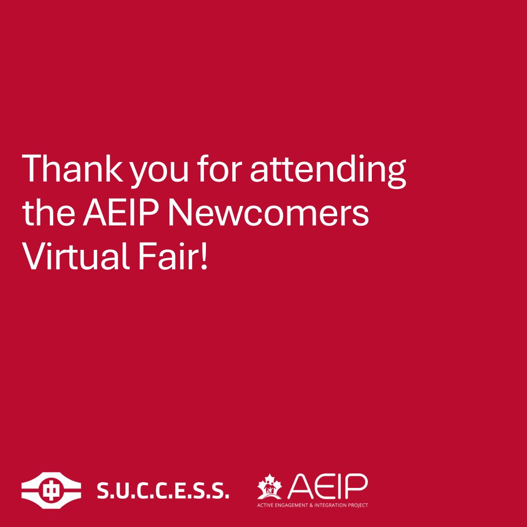 The AEIP Newcomers Virtual Fair has wrapped up, and we are truly grateful for your participation. A big thank you to our exhibitors and participants! Your support was instrumental in making the fair a great success!

#aeipsuccess #PreArrivalServices #NewcomersVirtualFair