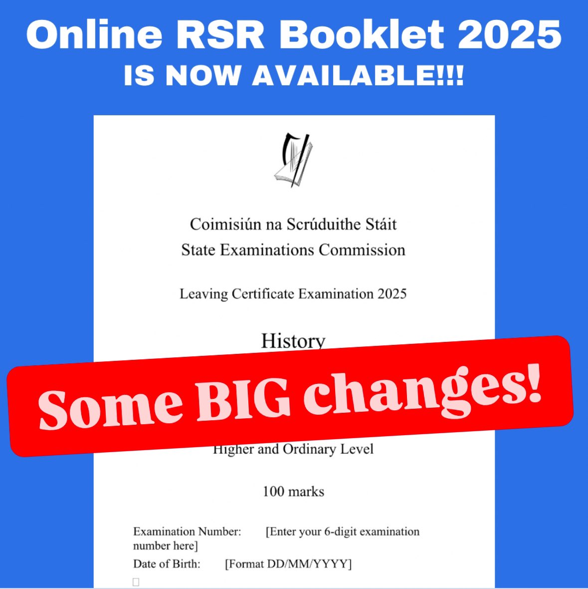 LCHistoryTutor's tweet photo. 📢 Major changes to #LCHist RSR 2025:

• PDF format
• Word counts for all sections
• Arial 12pt, 1.5 spacing required
• Italics &amp; postscript allowed 
Students will need to brush up on their IT skills ⌨️

Check full details: https://t.co/WT8XH0xZjM

#histedchatie https://t.co/iCSBBDURLO