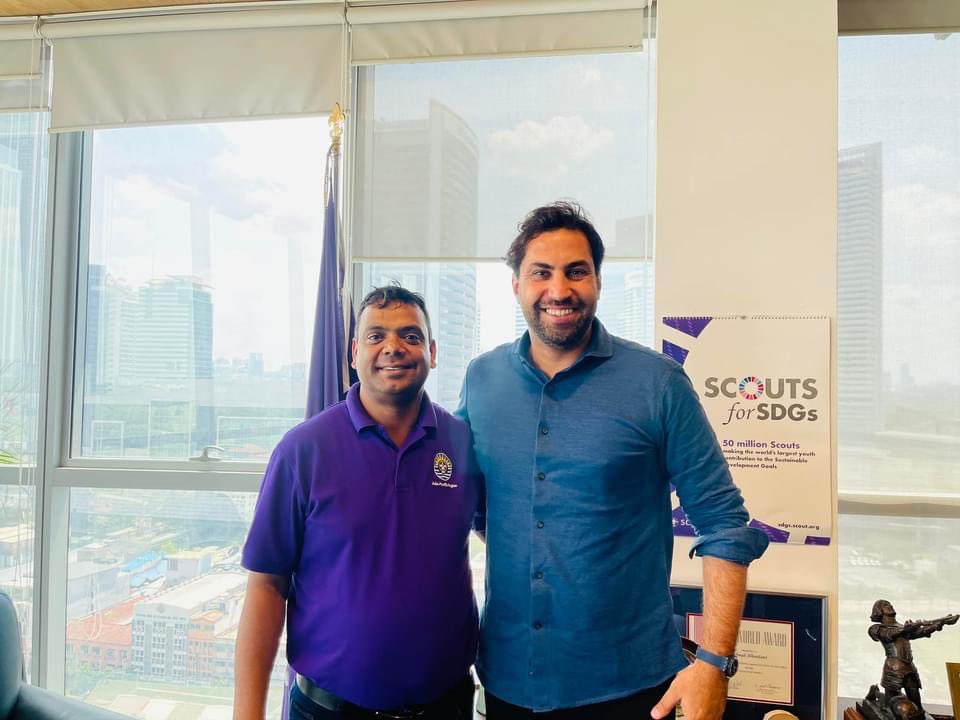 GhimireDev's tweet photo. Dear @AhmadAlhendawi ! Your legacy of growth, innovation, and unity will leave a lasting impact on future generation ! Salute to Your 7 years dedication in @worldscouting as a Secretary General 💜🙏💜

Thank you, Brother 👏 💜 https://t.co/2P2orzwrks