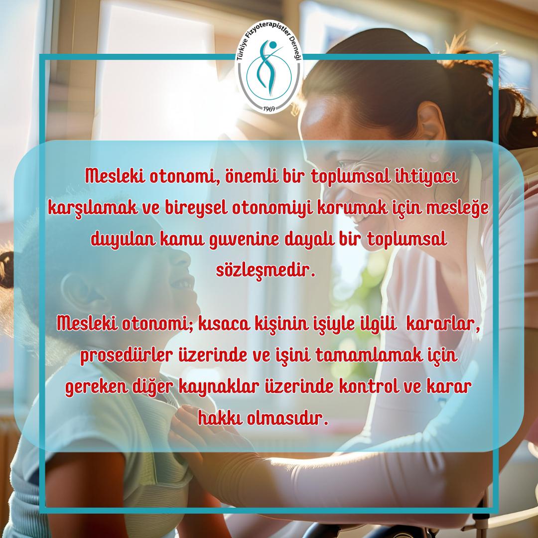 🧑‍⚕️💬 Biz fizyoterapistler mesleki otonomi hakkımızı istiyoruz derken neyi kast ediyoruz?
Fizyoterapistler, ülkemizde 4 yıllık lisans eğitiminden mezun olan, literatüre dayalı çeşitli teknikleri uygulamalı olarak öğrenen profesyonellerdir. 💪📚
#fizyoterapist #AnkaradaBuluşuyoruz