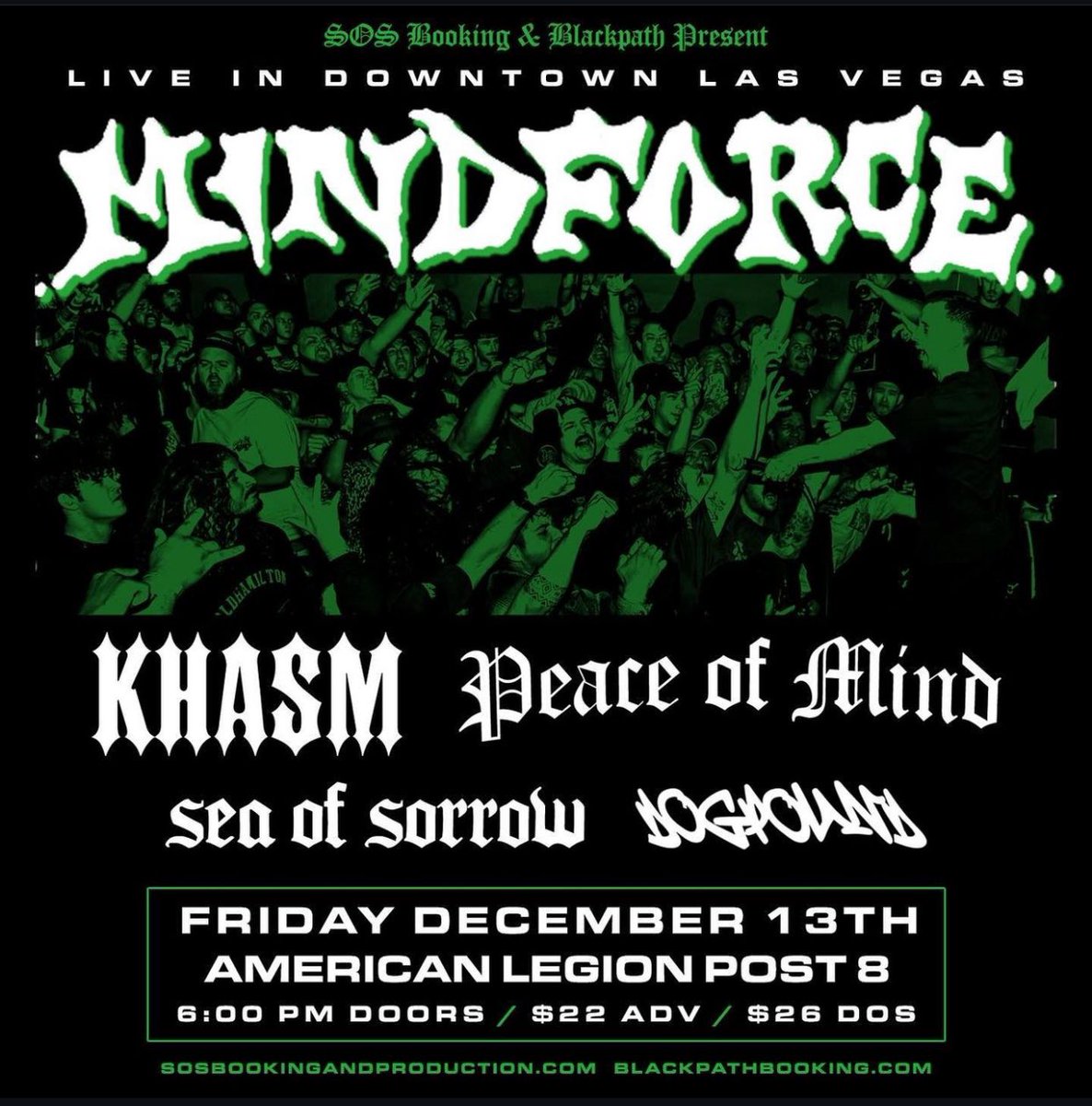 The return of MINDFORCE to Sin City…

Shoutout <a href="/blackpathlvhc/">Blackpath LVHC</a> <a href="/SOSBooking/">SOS Booking & Production</a>