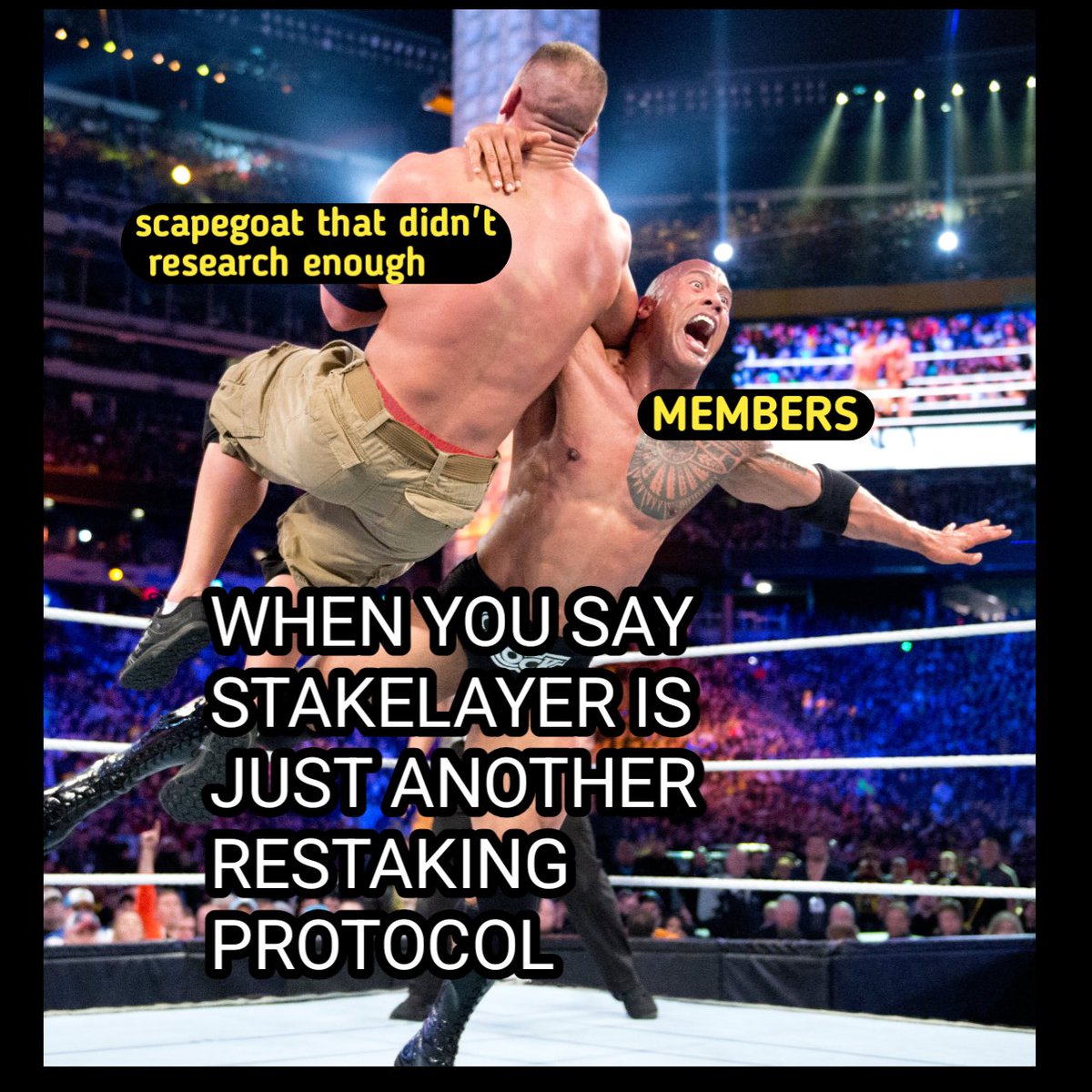 benardnwosu9's tweet photo. @StakeLayerIO ๐ MY MEME CONTEST ENTRY
StakeLayer will become the FIRST EVER Cross-Chain Restaking Protocol โ
running across multiple blockchains (EVM , Solana, TON e.t.c)
$STAKE #StakeLayerMeme โฉ๏ธ
DYOR & don't just blindly listen to mere rumors . https://t.co/xhIs3Td1xB