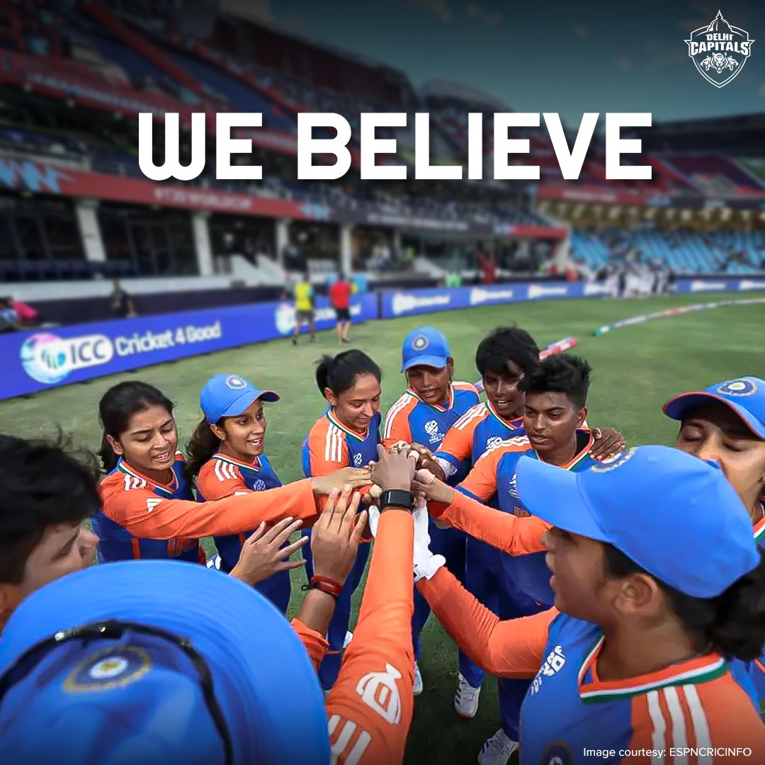 DelhiCapitals's tweet photo. Always &amp; forever, we Believe in Blue 🙌🏻 https://t.co/UbIYJ6iPoJ