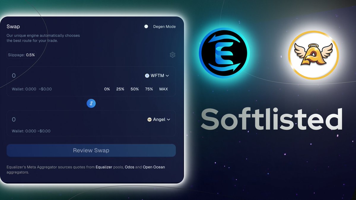 Angels33u5's tweet photo. $Angel is softlisted @Equalizer0x . Now you can keep your #DEGEN on and swap without the need to paste the CA.
#AngelArmy , let's go! Next stop, Flywheel!!!
0x3ea22B3bb815348120cFFdd84c3701311F2eDb72 https://t.co/X1Mk5u55Ll