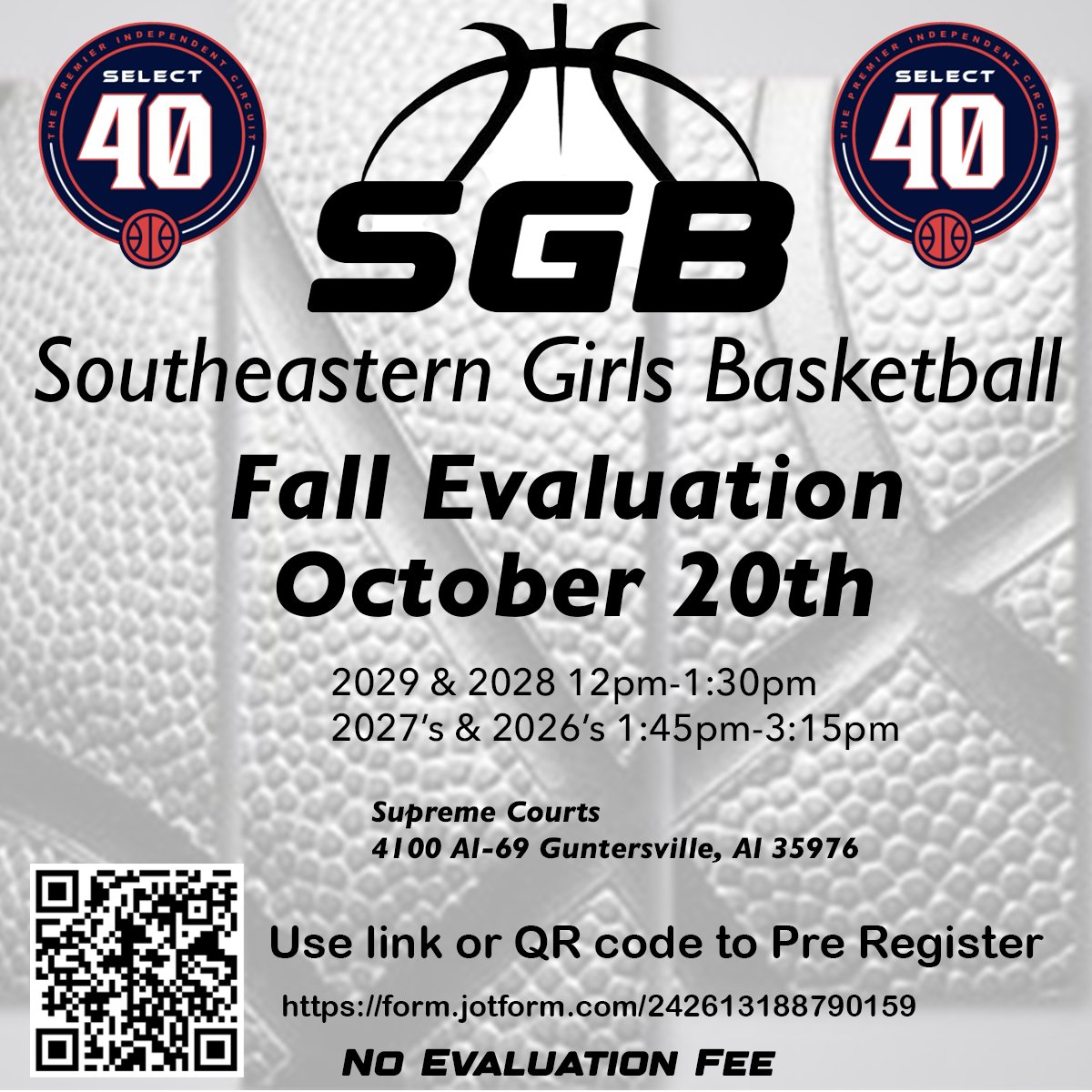 Southeastern Girls Basketball (@sgb_club) on Twitter photo Fall Evals are right around the corner! Please use the sign up link below! #sgb <a href="/SGB_Veal/">Southeastern Girls Basketball Veal</a> <a href="/SGB_17Uselect40/">Southeastern Girls Basketball 17u Select 40</a> Fall Evals are right around the corner! Please use the sign up link below! #sgb <a href="/SGB_Veal/">Southeastern Girls Basketball Veal</a> <a href="/SGB_17Uselect40/">Southeastern Girls Basketball 17u Select 40</a>