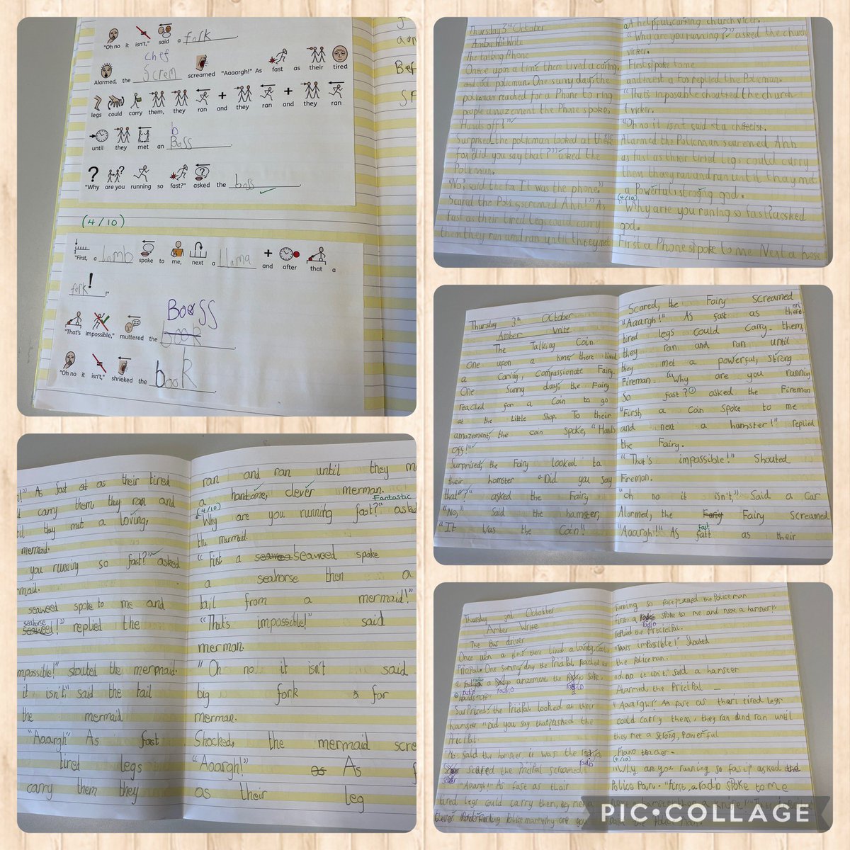 MissMileyBHPS's tweet photo. We’re loving our first writing unit in Year 2! Today we completed our innovated stories and I was blown away by the ideas, enthusiasm (and writing stamina) everyone has displayed in our lessons! Now to find some space to hang another washing line! 😬 @MAPrepSchool @Talk4Writing https://t.co/cgW5fUzIvj