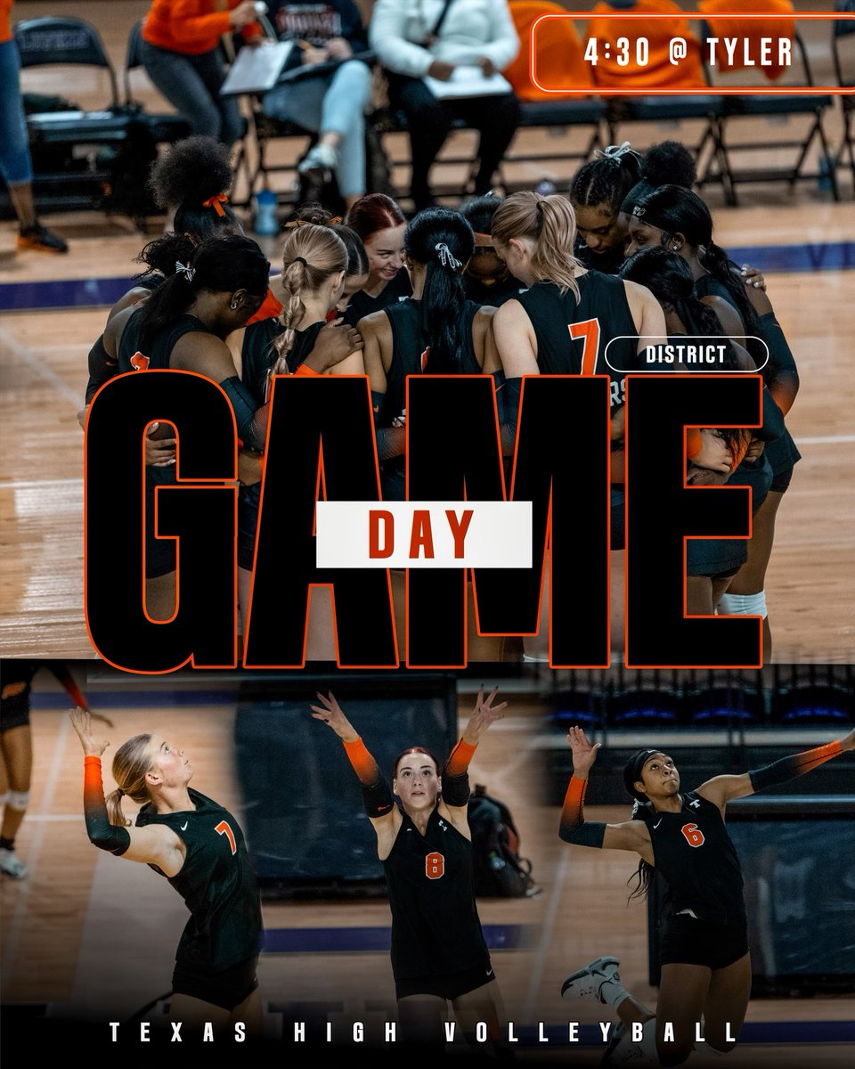 All in! Game Day! 🏐🖤🧡🐅