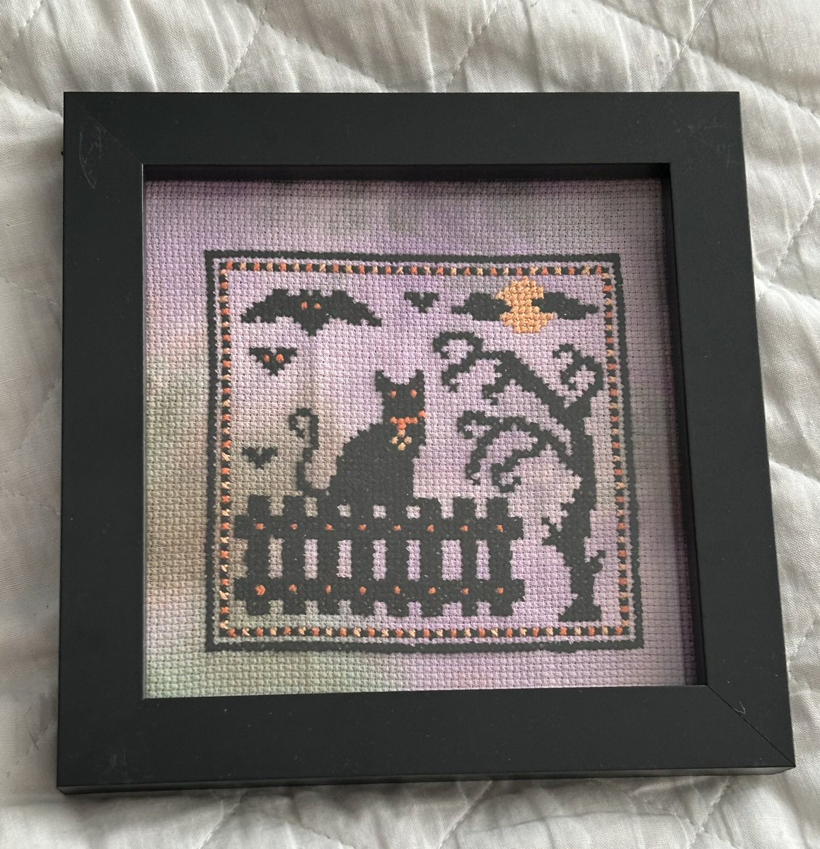 Finished and framed today. #craft #crafts #stitching