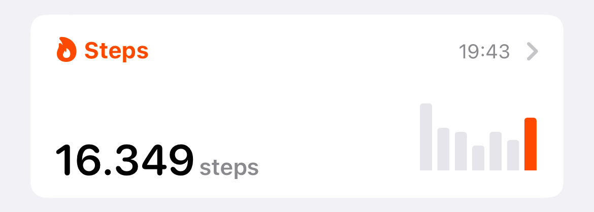 Calidad de vida, para mí, es poder ir andando a la mayoría de lugares a los que tengo que/me gusta ir.