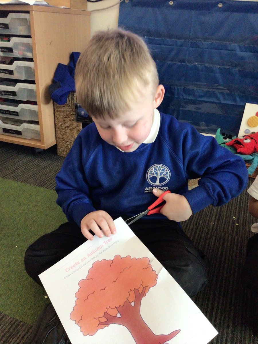 Today, the children have been learning how to safely use scissors! ✂️ They were so resilient and ambitious whilst using their fine motor skills. Look at the concentration faces! <a href="/satrust_/">Spencer Academies Trust</a> <a href="/ashwood_spencer/">Ashwood Spencer Academy</a>
