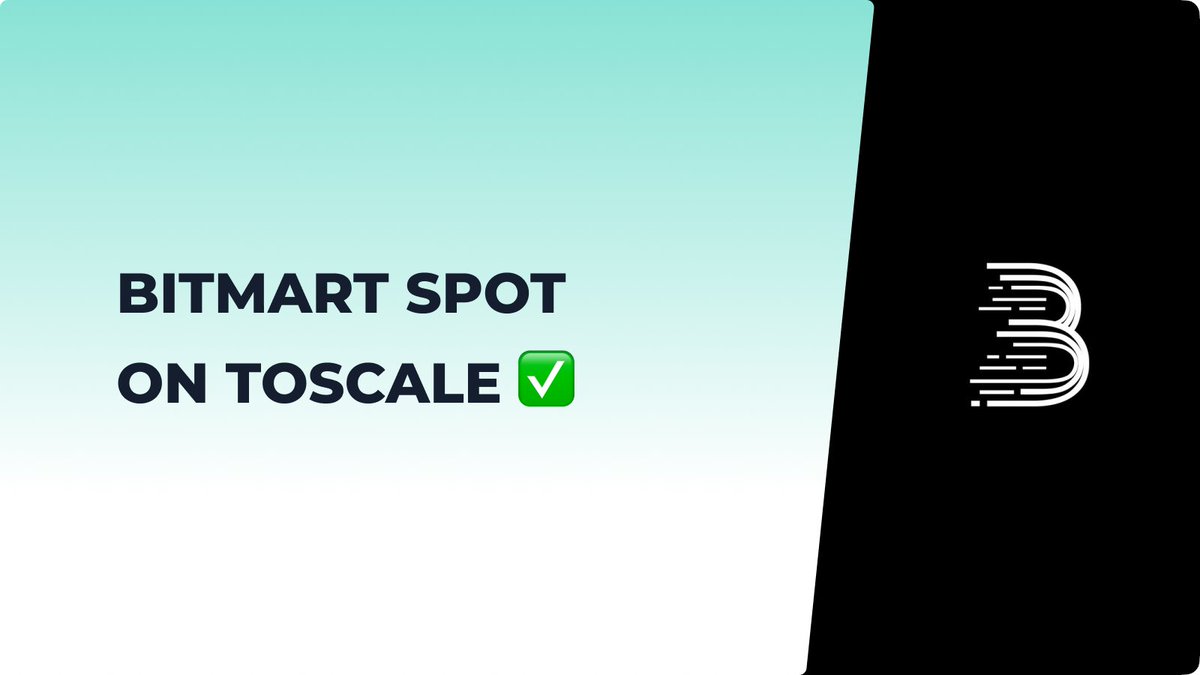 toscale_io's tweet photo. Hey, Toscale Fam! @BitMartExchange Integration is LIVE 🤝
Now you can access BitMart spot market data, including volumes, trading pairs, and new listings, all in one place for your market research! 📊
🔗 Elevate your trading game now: https://t.co/sHCOTm4QGo
#Toscale #BitMart https://t.co/bBLUFFvjh4