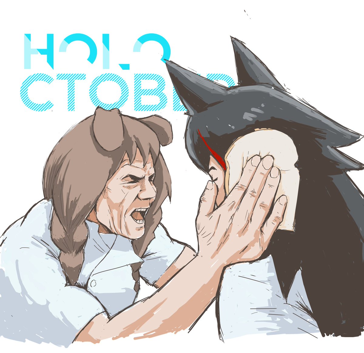 Are you cereal
#生神もんざえもん  
#みおーん絵
#HOLOctober
#holoGTA