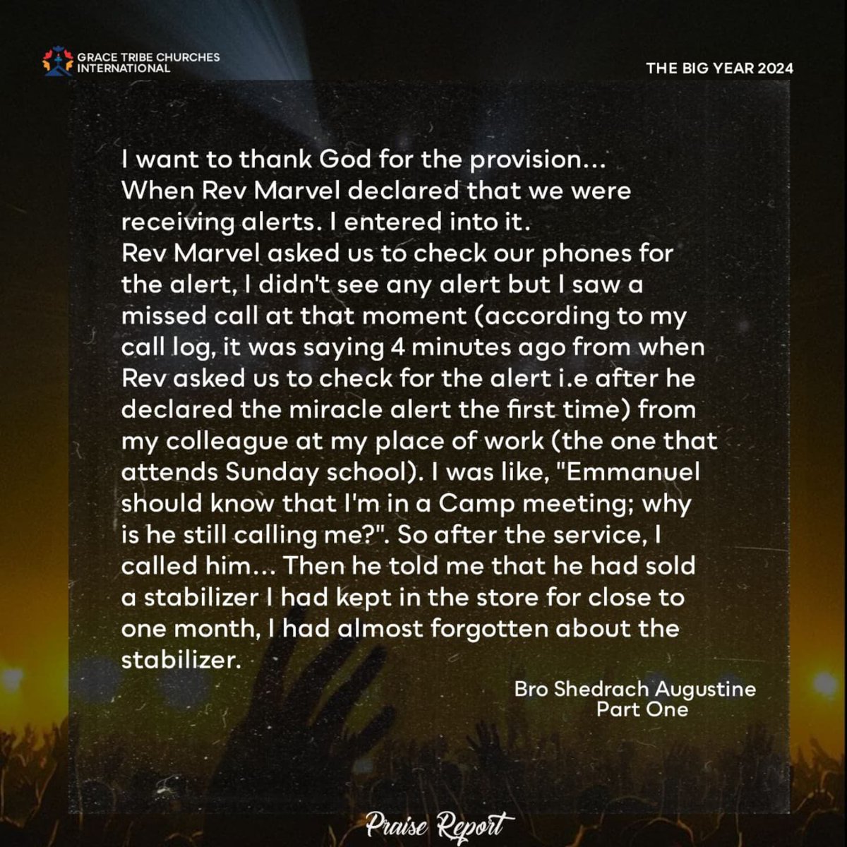 gracetribebc's tweet photo. Grace Tribe as a ministry believes strongly in changing lives and has done so in the lives of so many people.
At Grace Tribe, every week is a praise report galore,
Here are just a few praise reports from our members 👇
#gracetribebc
#praisereports
#tribesmen
#Thalapathy69 https://t.co/fR2J87Dqxc