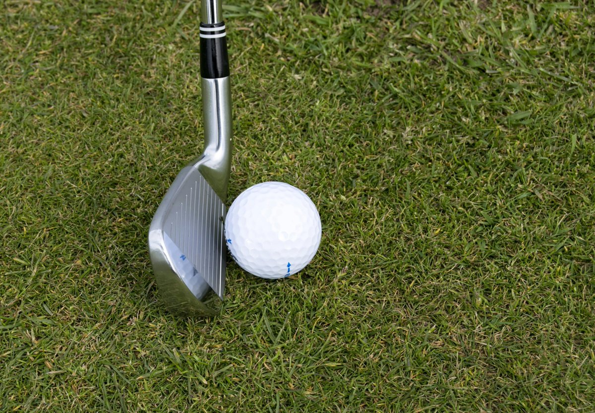WilliamW33ks's tweet image. Want straighter shots? 🏌️‍♀️ Keeping your club face square (perpendicular to your target) as you make contact with the ball will help you avoid any slices or hooks. 

#GolfForBeginners #GolfTips #GolfFundamentals
