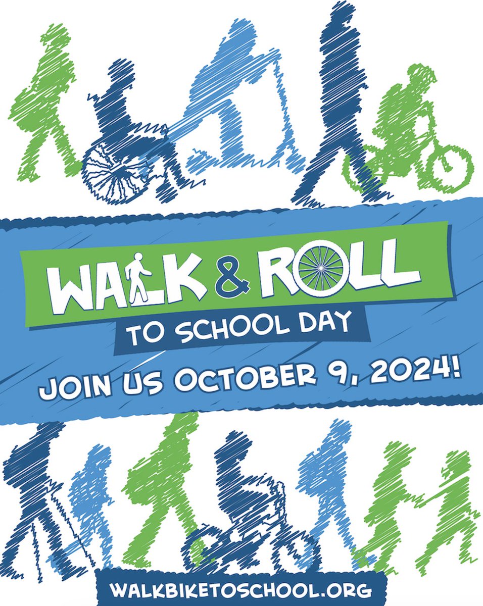 On Wednesday, October 9th... Get moving and ride your bike or walk to school!