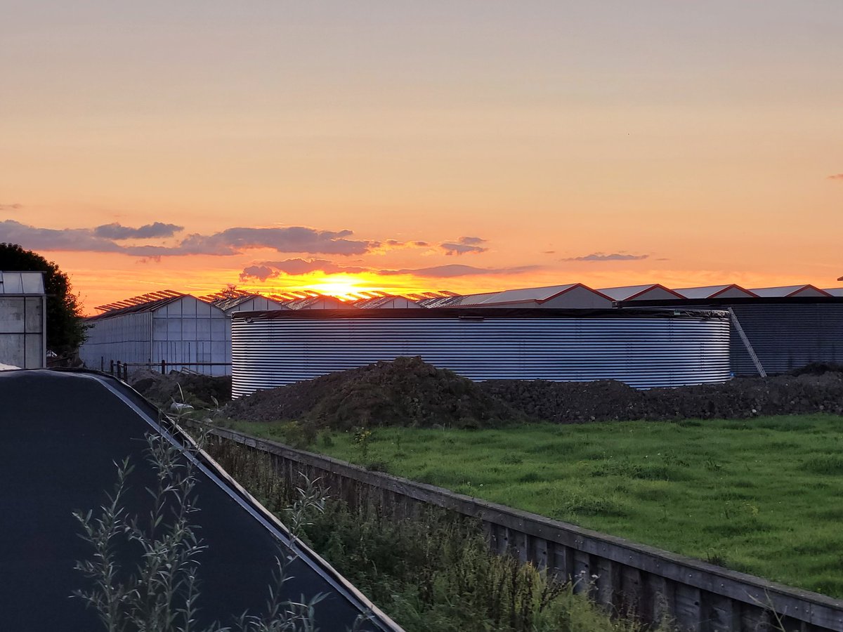 #Pijnacker Kan een werklandschap op een avond als deze 4 oktober toch heel mooi zijn?