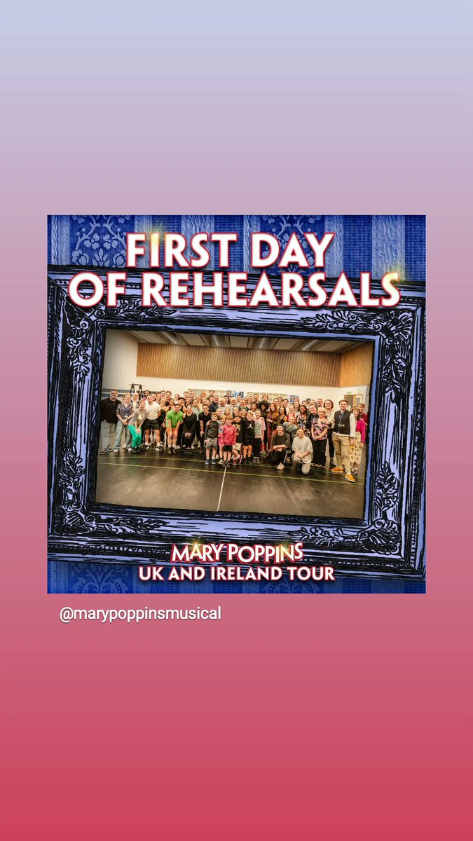 A room filled with talented, young, beautiful people. "Young" because their energy is electrifying &amp; I was probably one of the oldest in the room. Love it😍
Check out the tour dates and catch it somewhere near you: musicalsontour.co.uk/mary-poppins-m… 
#marypoppins #pattiboulaye #birdwoman