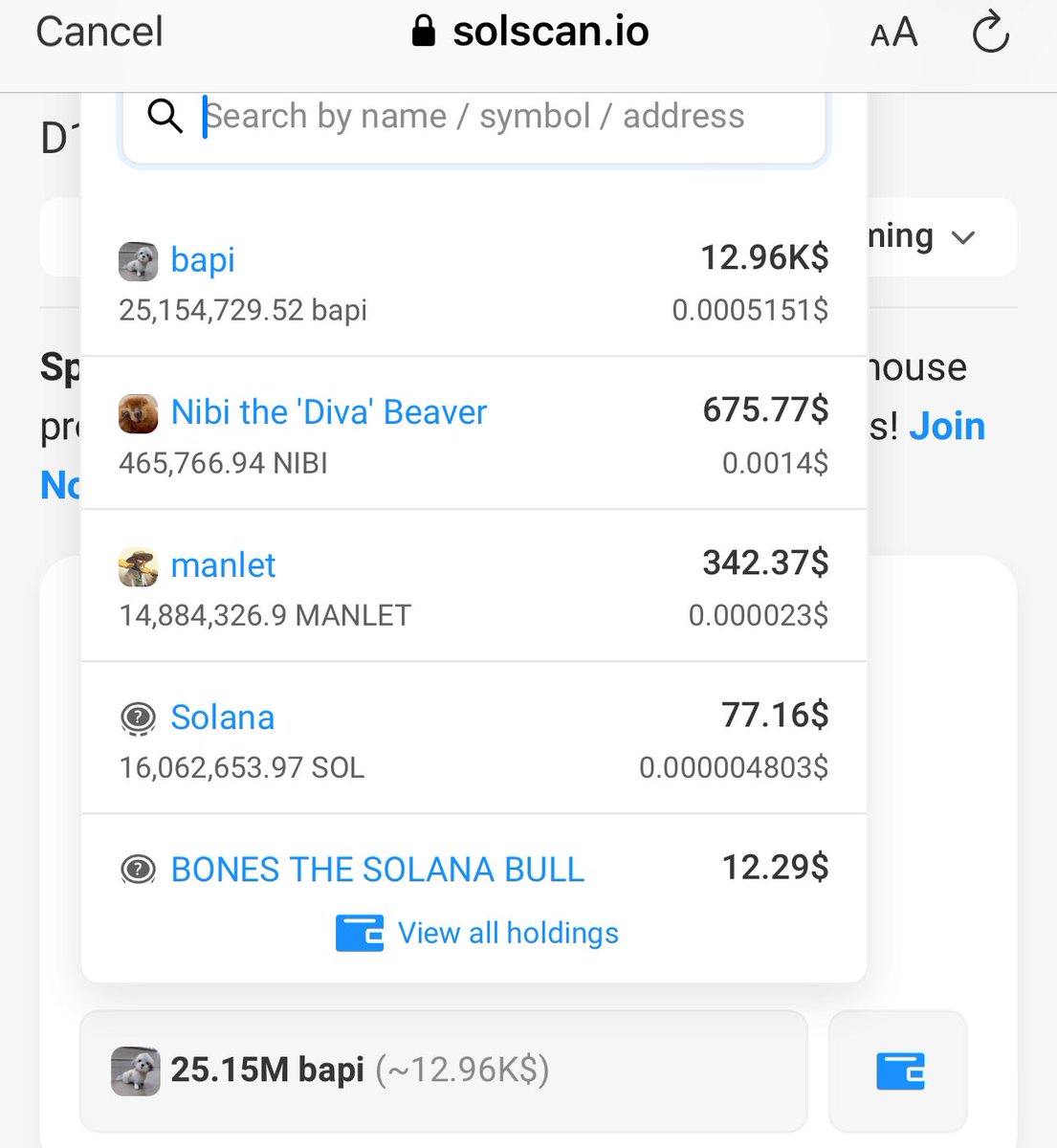 DataC58218's tweet photo. @BastilleBtc Looks like this your #wallet 😀 #bapi #solana https://t.co/dxpdxxw9Bw
