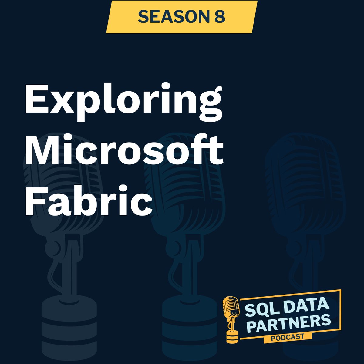 SQL Data Partners Podcast (@sqldatapartners) on Twitter photo Happy Friday Compañeros! Season 8 of the podcast begins next week 🎉 We hope you'll join us for an entertaining and educational dive into the world of Microsoft Fabric.
<a href="/CarlosLChacon/">Carlos L Chacon Jr</a>
<a href="/feaselkl/">Kevin Feasel</a>
<a href="/SQLGene/">Eugene Meidinger</a> Happy Friday Compañeros! Season 8 of the podcast begins next week 🎉 We hope you'll join us for an entertaining and educational dive into the world of Microsoft Fabric.
<a href="/CarlosLChacon/">Carlos L Chacon Jr</a>
<a href="/feaselkl/">Kevin Feasel</a>
<a href="/SQLGene/">Eugene Meidinger</a>