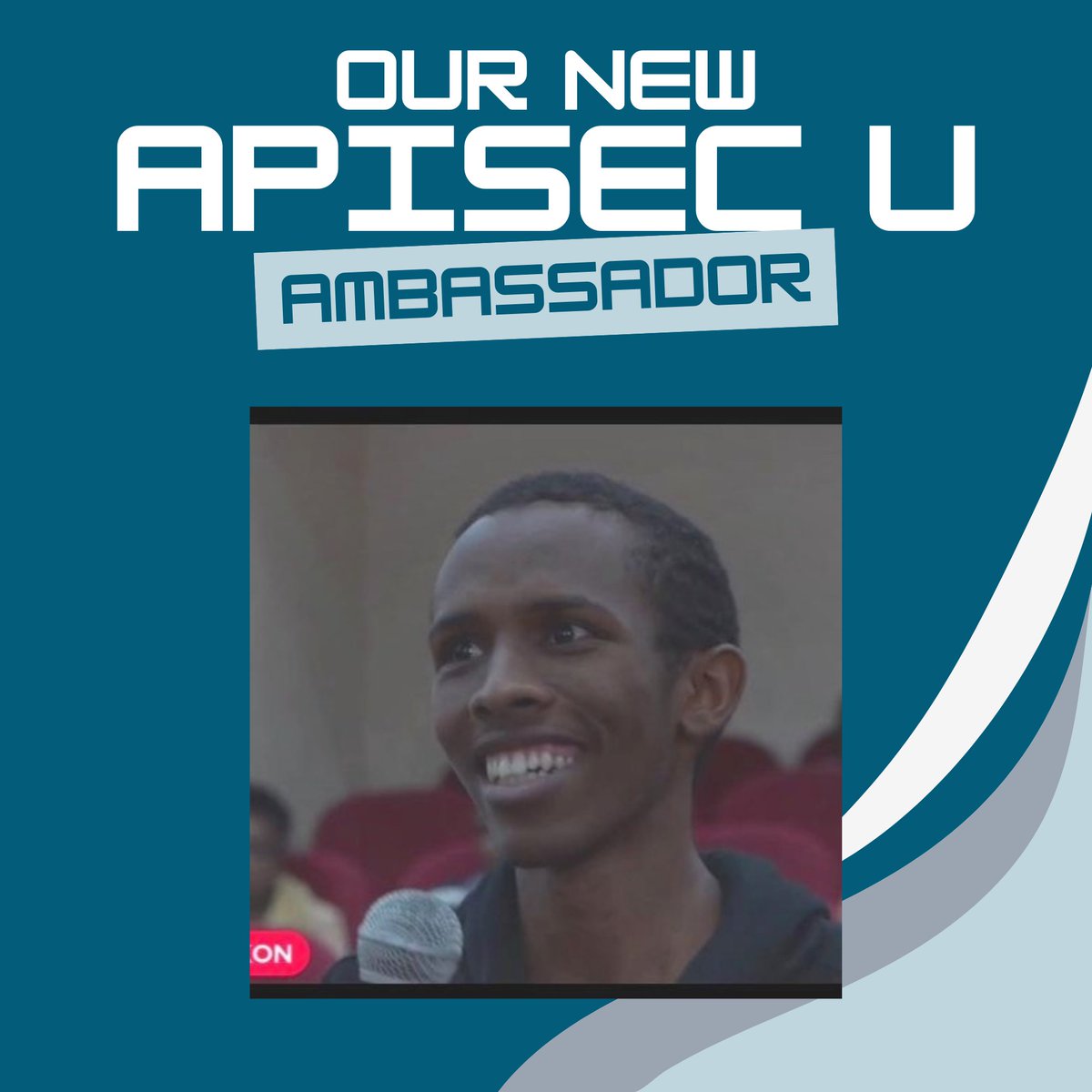 apisecu's tweet image. Announcing our new APIsec University Ambassador! So happy to have Ye represent APIsec U 🥳
DekowMohamed
Interested in becoming an ambassador? Apply here: lnkd.in/g4Hgm-fb