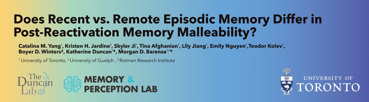 Come visit my poster on how memory age and strength impact reactivation-driven memory updating for complex episodic memories at #SfN24! Excited to share some new data on this project. Sunday 8am-Noon, Board N35 at MCP Hall A. <a href="/SfNtweets/">Society for Neuroscience (SfN)</a>