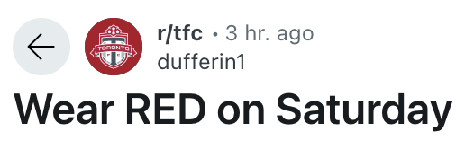 Toronto FC tweet media