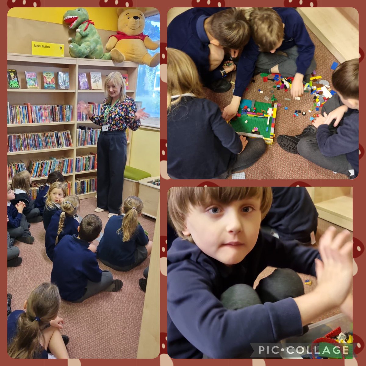 Hedgehog Class visited Branston Community Library <a href="/BranstonCA/">BranstonCA</a> ahead of #LibrariesWeek 📚 The children loved listening to a new story and creating book covers out of Lego! <a href="/WSHEnglishHub/">Witham St Hughs English Hub</a> #LincolnshireReadingPledge