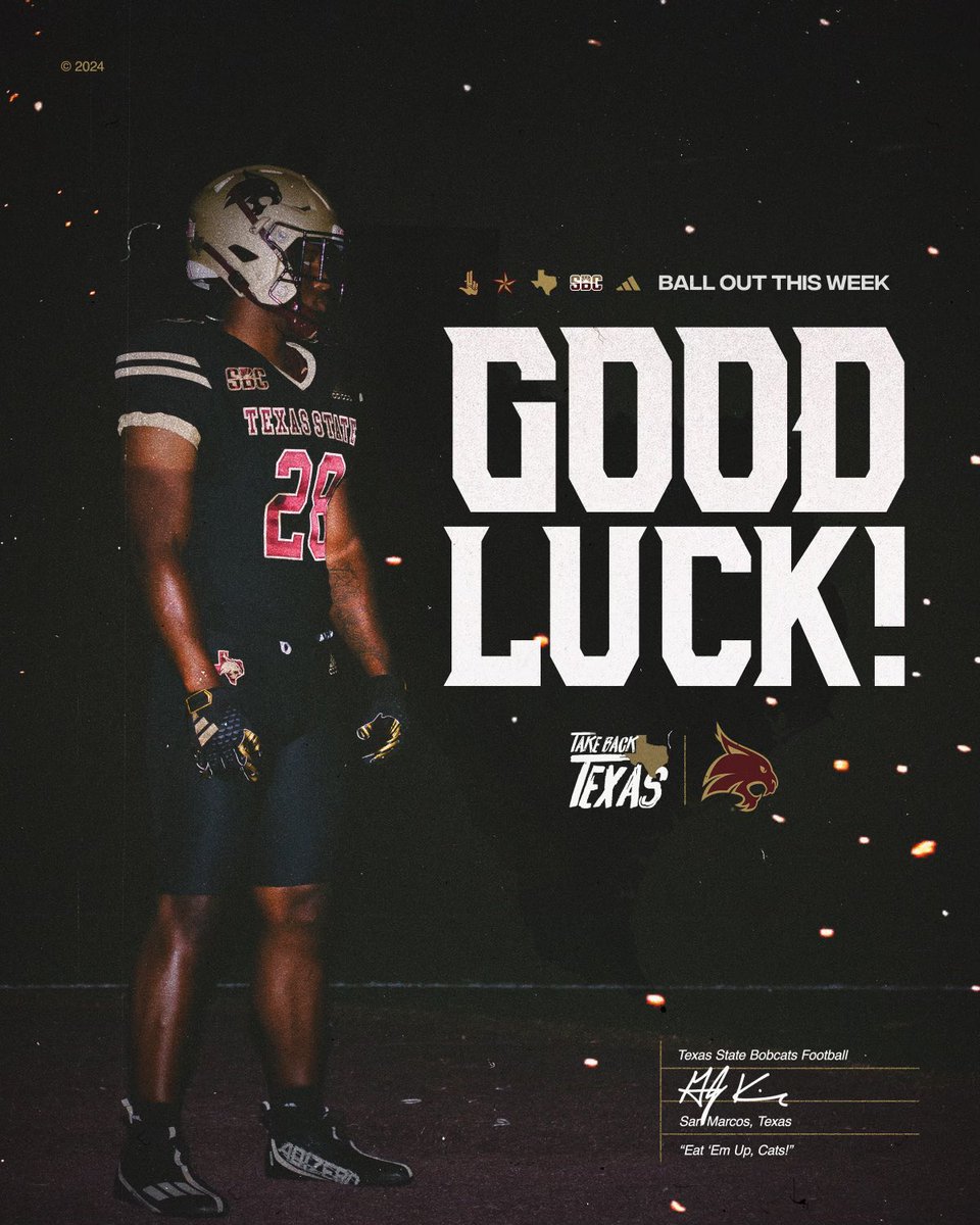 Thank you <a href="/TXSTATEFOOTBALL/">Texas State Football</a> for the love!!