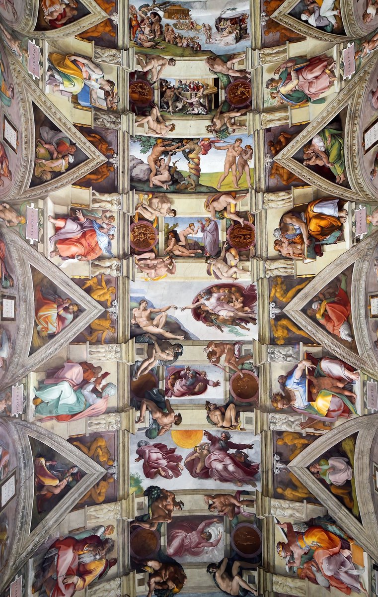 moneyjnr's tweet photo. Sistine Chapel art wallpaper https://t.co/V8IDljylo9