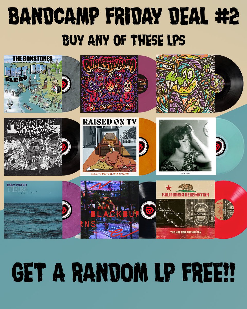 Big news everyone! Chicago’s <a href="/bumsymoocher/">Bumsy and The Moochers</a> have a new single out today, and have launched the pre-order of their new EP, Anywhere But Here. Listen to the new single now at <a href="/Punknews/">Punknews</a> 

Only 100 copies of the 7” were pressed

And today is Bandcamp Friday, and we have the deals!