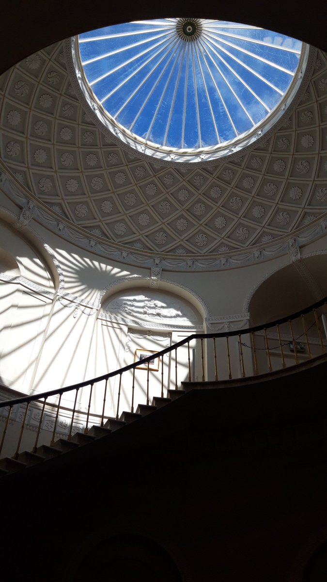 Maria_OHanlon's tweet photo. Francis Johnston's rotunda,  Townley Hall. https://t.co/CG8KGfe7Zh