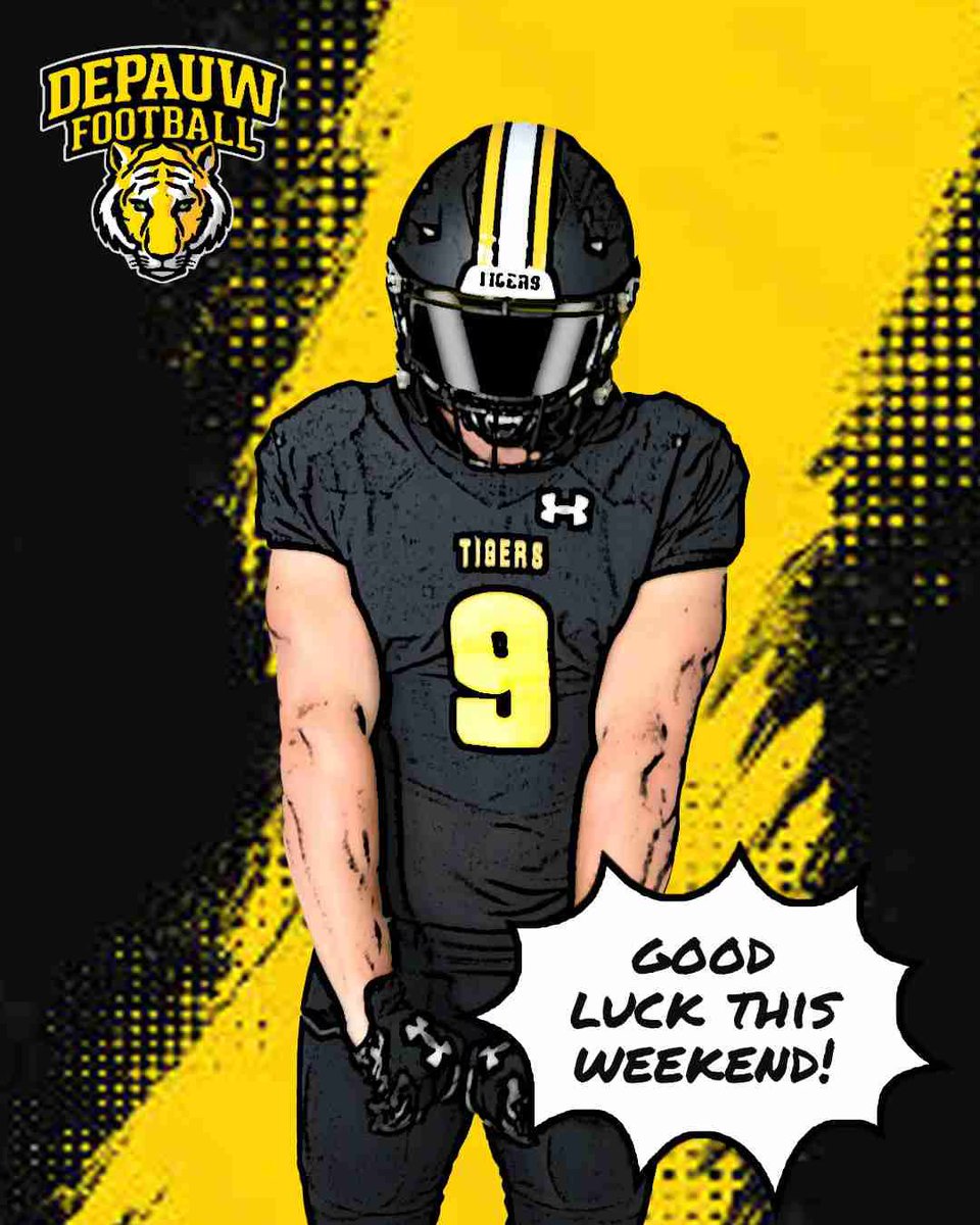 Thank you <a href="/DePauwTigersFB/">DePauw Football</a> and <a href="/MasonEspinosa1/">Mason Espinosa</a> for the support this Friday!!