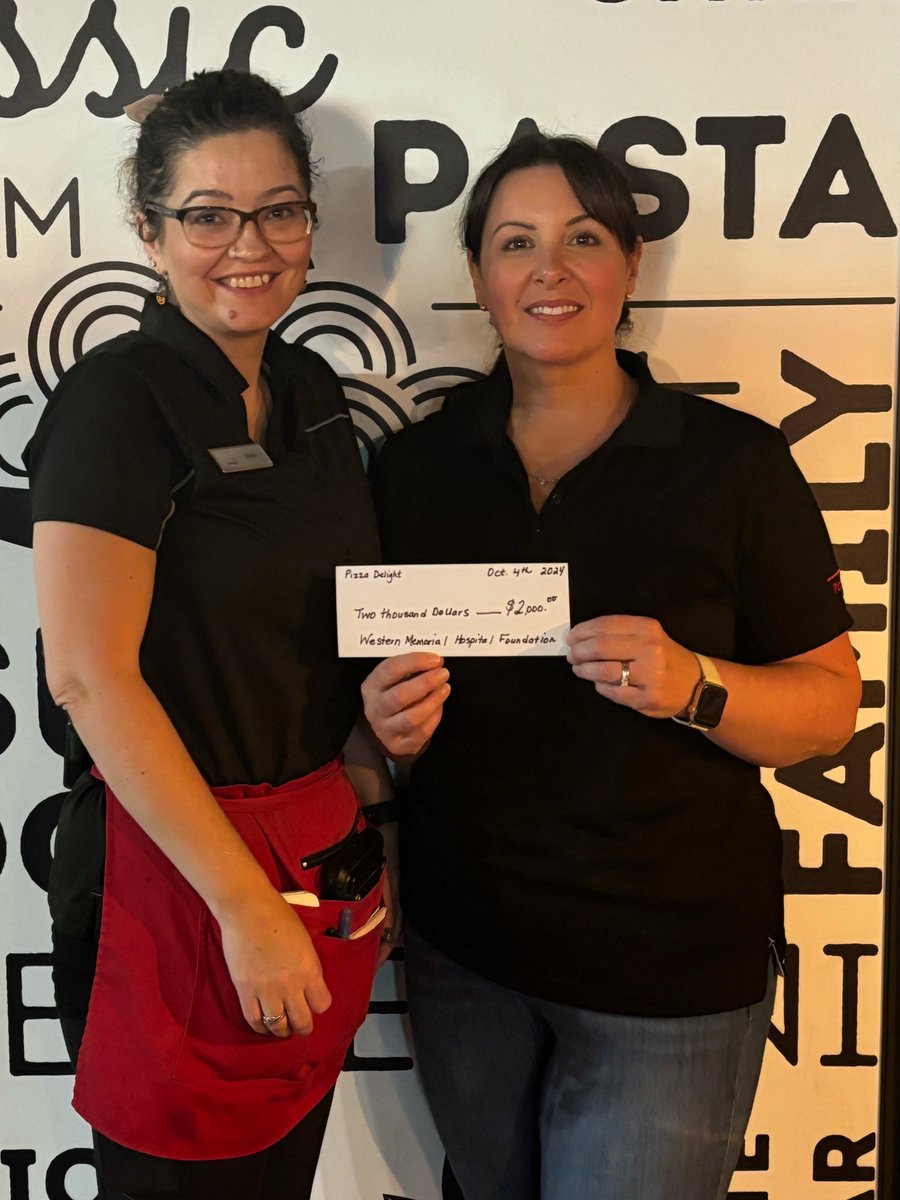 WRHFoundation's tweet image. We appreciate the support Pizza Delight of Corner Brook! They're donating $2000 this year in support of this year's case for support. Call to donate (709-634-2322) between 8 AM and 5 PM, drop by the station in person, or send us an e-transfer to foundation@westernhealth.nl.ca