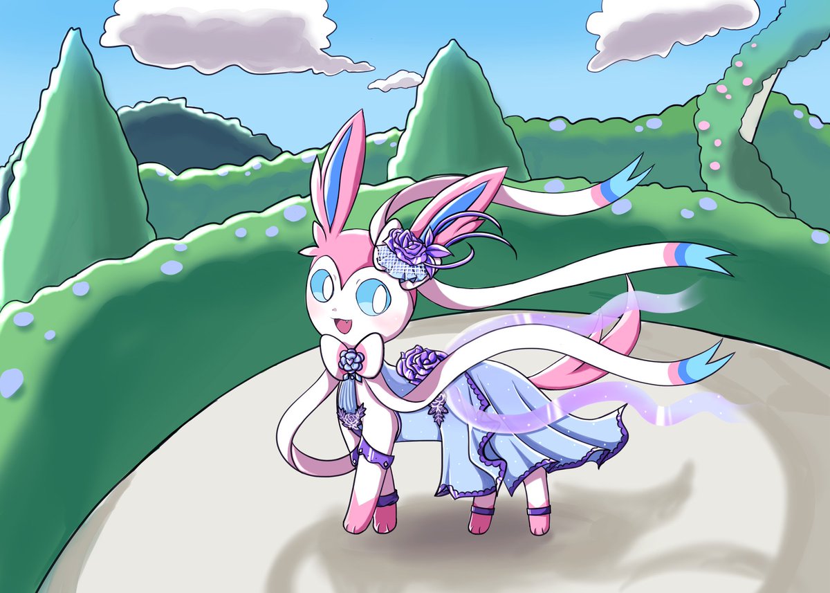 님피아 엘리건트 스타일💜✨
넘 예뻐서 그림으로 그려봤어요!
#sylveon #ニンフィア #님피아